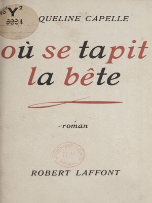 cover image of Où se tapit la bête